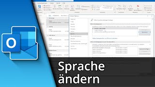 Outlook Sprache ändern  Sprache in Outlook umstellen ✅ Tutorial [upl. by Chansoo]