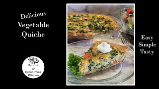 How to make Delicious Vegetable Quiche [upl. by Gertie]