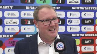 Interviews na Zorg en Zekerheid Leiden  Spirou Basket Charleroi BNXT League 2 mrt 2024 [upl. by Yekcim178]