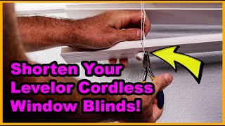 How to Master Shortening Levelor Window Blinds in Just 7 Minutes Cordless [upl. by Biondo]