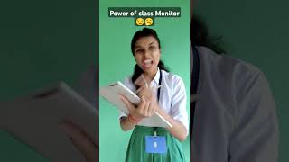 😎 power of Class Monitor 😨 shorts comedy [upl. by Lupien]