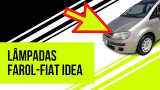 ✅ Como TROCAR Lâmpada FAROL Fiat Idea [upl. by Enelrad]