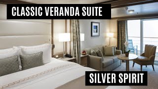 Silver Spirit Veranda Suite Tour cruise [upl. by Marigolda]