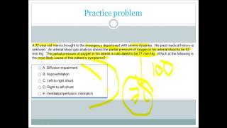 Hypoxemia hypoxia and Aa gradient for USMLE step 1 [upl. by Letram]