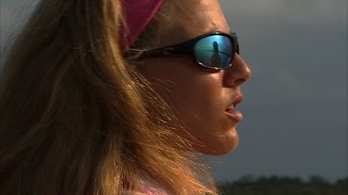 Darcizzle Offshore Flats Pink Fishing Rod Catches Monster Redfish [upl. by Lahsiv]