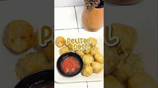 Pentol tanpa daging tapi enaak banget food pentol pentolgoreng streetfood cooking shorts [upl. by Ziegler]