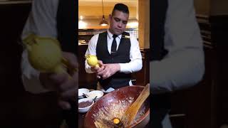 The Original Caesar Salad in Tijuana Mexico 🥬 Tableside Preparation is Amazing [upl. by Yatnuahs]