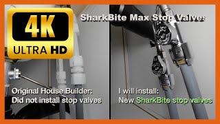 How to Install  SharkBite Max Stop Valves 😊🔧🚰 howto plumbing diy [upl. by Aisan]