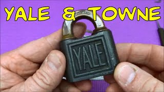 445 Antique Yale amp Towne Padlock Picked Open [upl. by Egag]