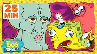 25 MIN de los momentos más graciosos de memes de Bob Esponja  Bob Esponja en Español [upl. by Robinet805]