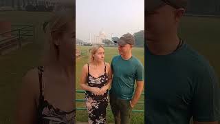 Taj Mahal tour with sweet couple from Sweden 🇸🇪 travel agraforttotajmahal india [upl. by Mandie]