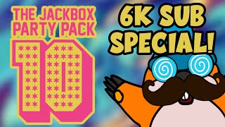 6K SUB SPECIAL  Jackbox Party Pack 10 [upl. by Myrta]