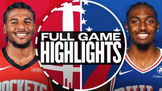 ROCKETS at 76ERS  FULL GAME HIGHLIGHTS  November 27 2024 [upl. by Barbette72]