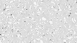 1 Hour of White Abstract Height Map Pattern Loop Animation  QuietQuests [upl. by Olcott]