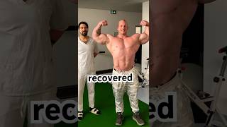 Michal krizo Fully recovered from the Shoulder injury muscle body bodybuilder gym gymlover fit [upl. by Adlitam570]