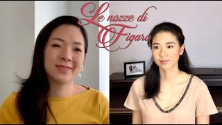 Virtual Duet SullAria from The Marriage of Figaro by Mozart  DeAnna Choi amp Paulina Yeung [upl. by Christoper]