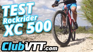 Test Vtt Rockrider XC 500 le meilleur vtt cross country 29 semirigide en aluminium   632 [upl. by Rush]