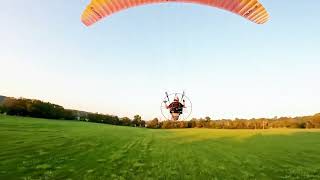 Foot drag field skimming formation flying paramotorflying paramotorpilot paramotor flying [upl. by Elleret204]