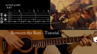 Between the bars  Elliott Smith guitar lesson [upl. by Yelra187]