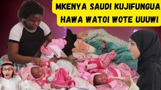 MKENYA SAUDIARABIA KUZAA WATOI WANNE WAH AKI 2MUOMBEE [upl. by Enirehtacyram]