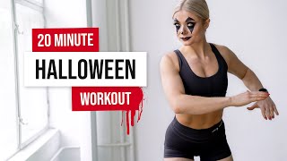 20 MIN HALLOWEEN HIIT Workout  Full Body Cardio No Equipment No Repeat  HAPPY HALLOWEEN 🎃 [upl. by Ynej]