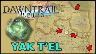 ALL Yak Tel Aethercurrent LOCATIONS  Visual Guide  FFXIV Dawntrail patch 70 [upl. by Hanahsuar]