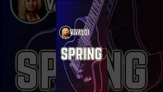 Vivaldis Spring  Electric Guitar Instaptation [upl. by Aekahs]