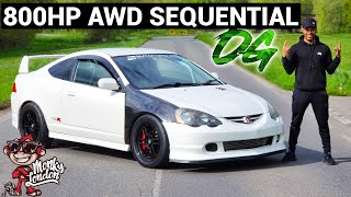 OFFICIALLY GASSED  800HP 4WD SEQUENTIAL INTEGRA TYPE R REVIEW [upl. by Lacombe]