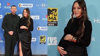 quotCharlotte Crosbys Baby Bump Debut at MTV EMAsquot [upl. by Pedroza]