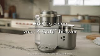 How to Clean Your Keurig® KCafe Coffee Latte amp Cappuccino Maker [upl. by Arthur]