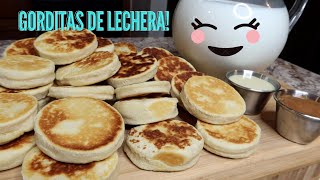 GORDITAS DE LECHERA O LECHE CONDENSADA SIN HORNO RECETA [upl. by Terris130]