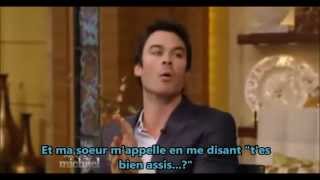 Ian Somerhalder Interview on Kelly and Michael 171013 VOSTFR [upl. by Euqina]