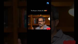 Prashanth Neel tell prabhas sir in interview [upl. by Notwal190]