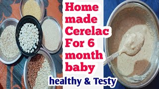 Homemade Cerelac Recipe  6 Month plus Baby food  Baby weight gain Cerelac cerelac babyfood [upl. by Iatnwahs418]