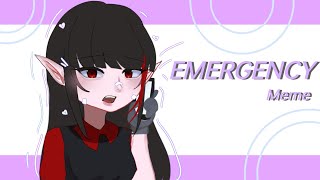 Emergency EmergencyMeme Animationloop [upl. by Mashe]