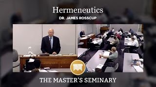 Lecture 01 Hermeneutics  Dr James Rosscup [upl. by Crespi239]