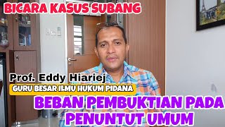 PROF EDDY HIARIEJ  KEKUATAN PEMBUKTIAN OTORITAS HAKIM [upl. by Judas]