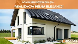 Dom w malinówkach 8 G – Realizacja pełna elegancji I ARCHON Projekty Domów [upl. by Fridlund637]