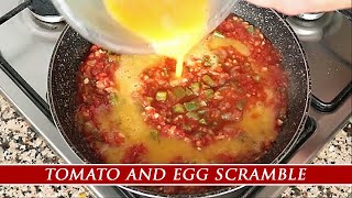 Spanish Tomato amp Egg Scramble  A Traditional Egg Dish from Murcia [upl. by Duke164]