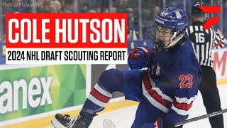 Cole Hutson Scouting Report 2024 NHL Draft  Is The HighlyProductive Dman A FirstRound Pick [upl. by Anavoig]