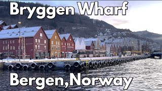 Bryggen Wharf Bergen Norway The Picture Perfect Place to Spend a Day [upl. by Kinna803]