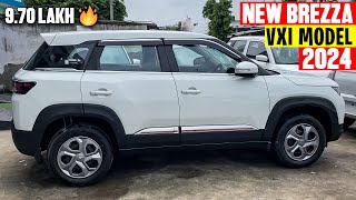 2024 Maruti Suzuki Brezza VXI Model  Onroad Price Features All detailed Review🔥 [upl. by Eleanora320]