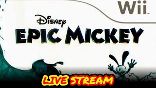 🔴 Lets Check Out The Original Painting  EPIC MICKEY  NINTENDO WII  Live Gameplay  Part 4 [upl. by Rebecka981]