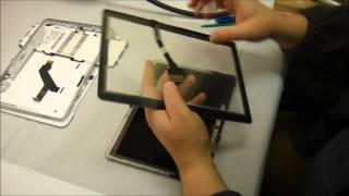 How to replace front glass and digitizer on Samsung Galaxy Tab 2 10 1 [upl. by Mechelle799]