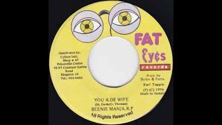 Beenie Man Feat ARP  You A De Wife Stucky Riddim 1996 Fat Eyes [upl. by Ecirual]