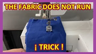 My sewing machine DOES NOT RUN THE FABRIC [upl. by Inalaehon]