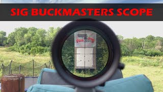 Sig Buckmasters Scope BDC Reticle  Torture Test and Shooting Review [upl. by Nabetse753]