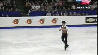 Stephane Lambiel 2003 Euro FS Chocolate [upl. by Aicenra]