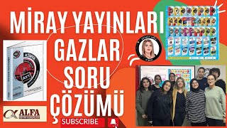 GAZLAR SORU ÇÖZÜMÜ  MİRAY YAYINLARI  11SINIF  AYT  2024 [upl. by Wescott]