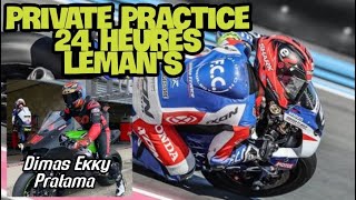 Dimas Ekky Pratama private practice endurance superbike 24 heures lemans [upl. by Nehemiah]